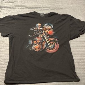 Harley Davidson Skull Tee